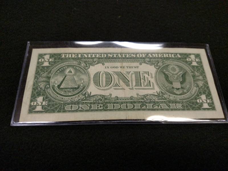 lot 184 image: 1957 B One Dollar Silver Certificat...