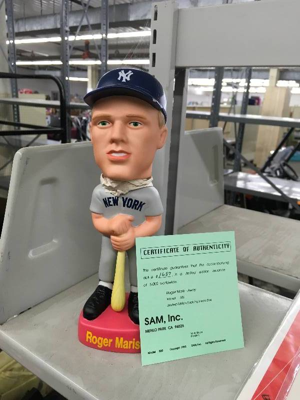 Roger Maris Away Limited Edition Bobble Head