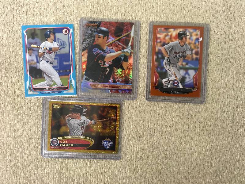 4 Joe Mauer Cards