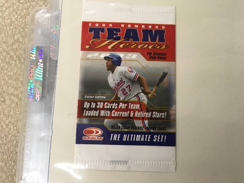 2003 & 2004 Donruss Team Heroes MLB Card Sets
