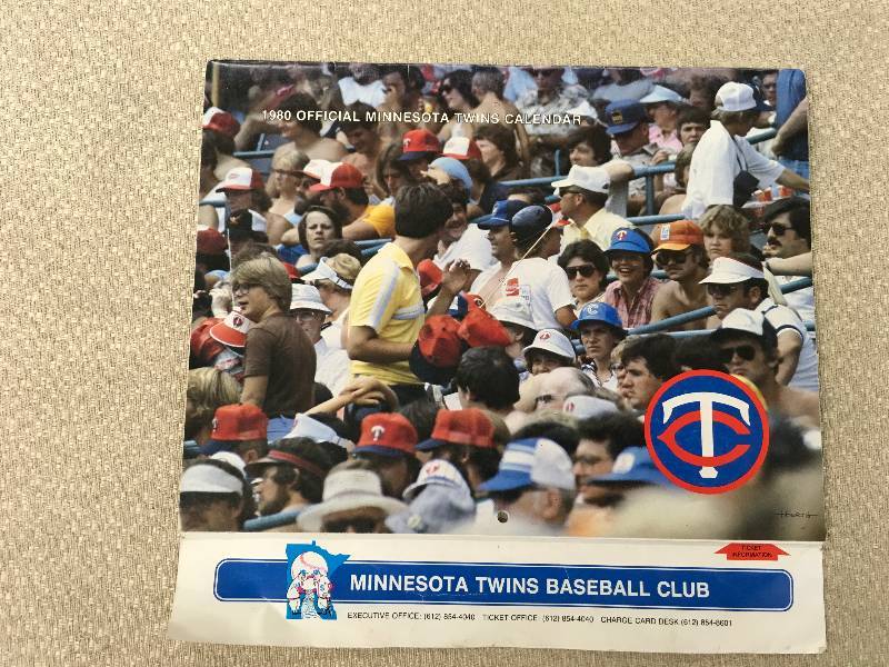 1980 Minnesota Twins Calendar