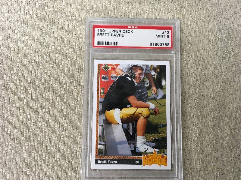 1991 Upper Deck Brett Favre Card 9 Mint