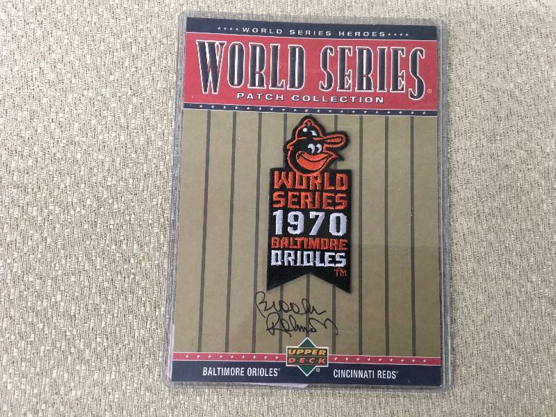 1970 World Series Souvenir Patch Card
