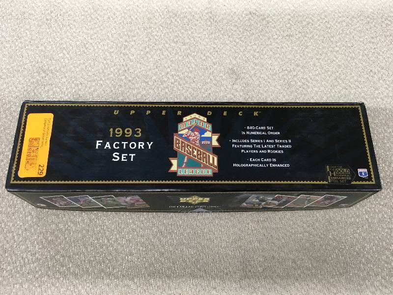 1993 Upperdeck MLB Card Set