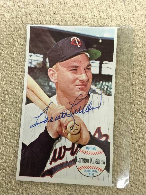 Autographed Harmon Killebrew Photograph