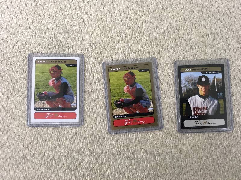 3 Joe Mauer Cards