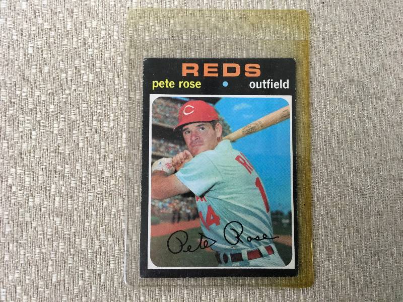 Autographed Pete Rose Card