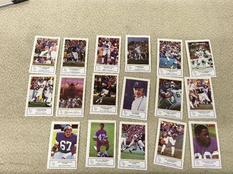 Minnesota Vikings Vintage Cards