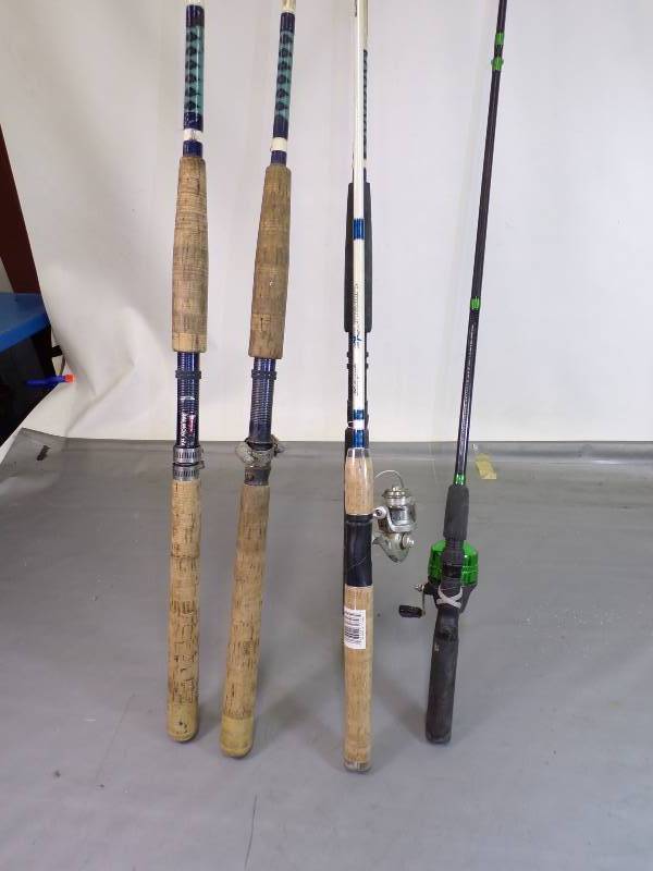 lot 58 image: 5 Rods and 2 Reels