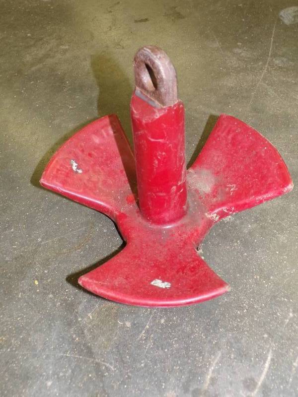 lot 83 image: Red Boat Anchor