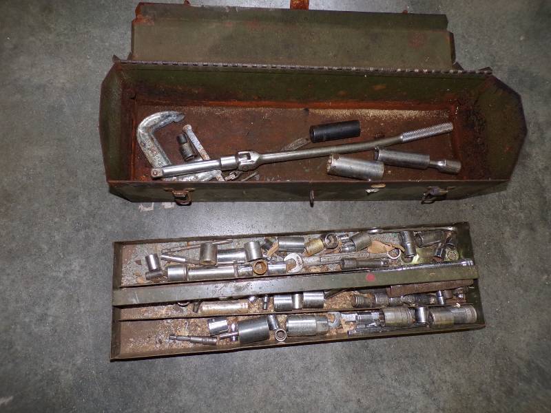 lot 94 image: Tool Box and Tools