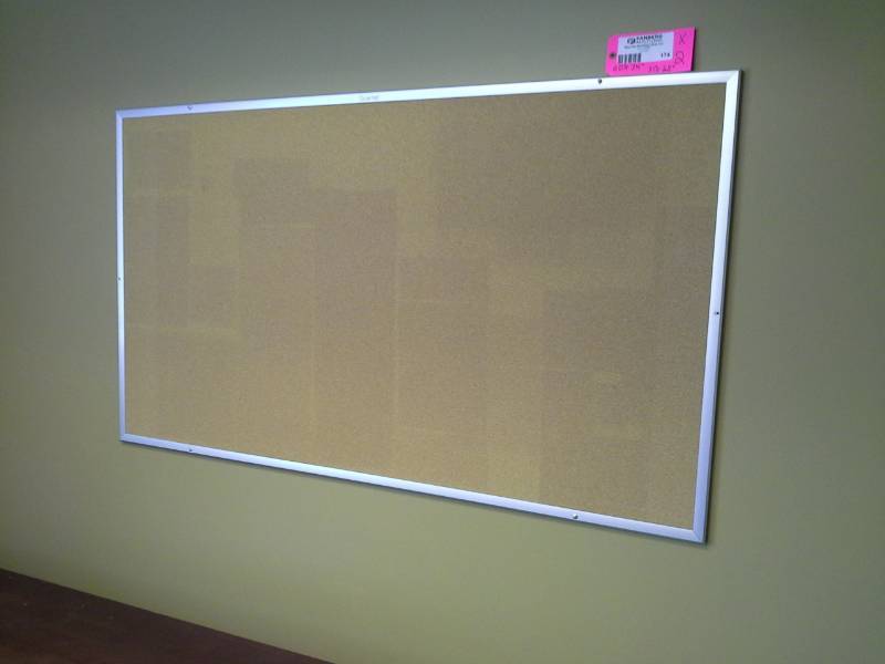 lot 174 image: Lot of (2) Wall-Mount Corkboards