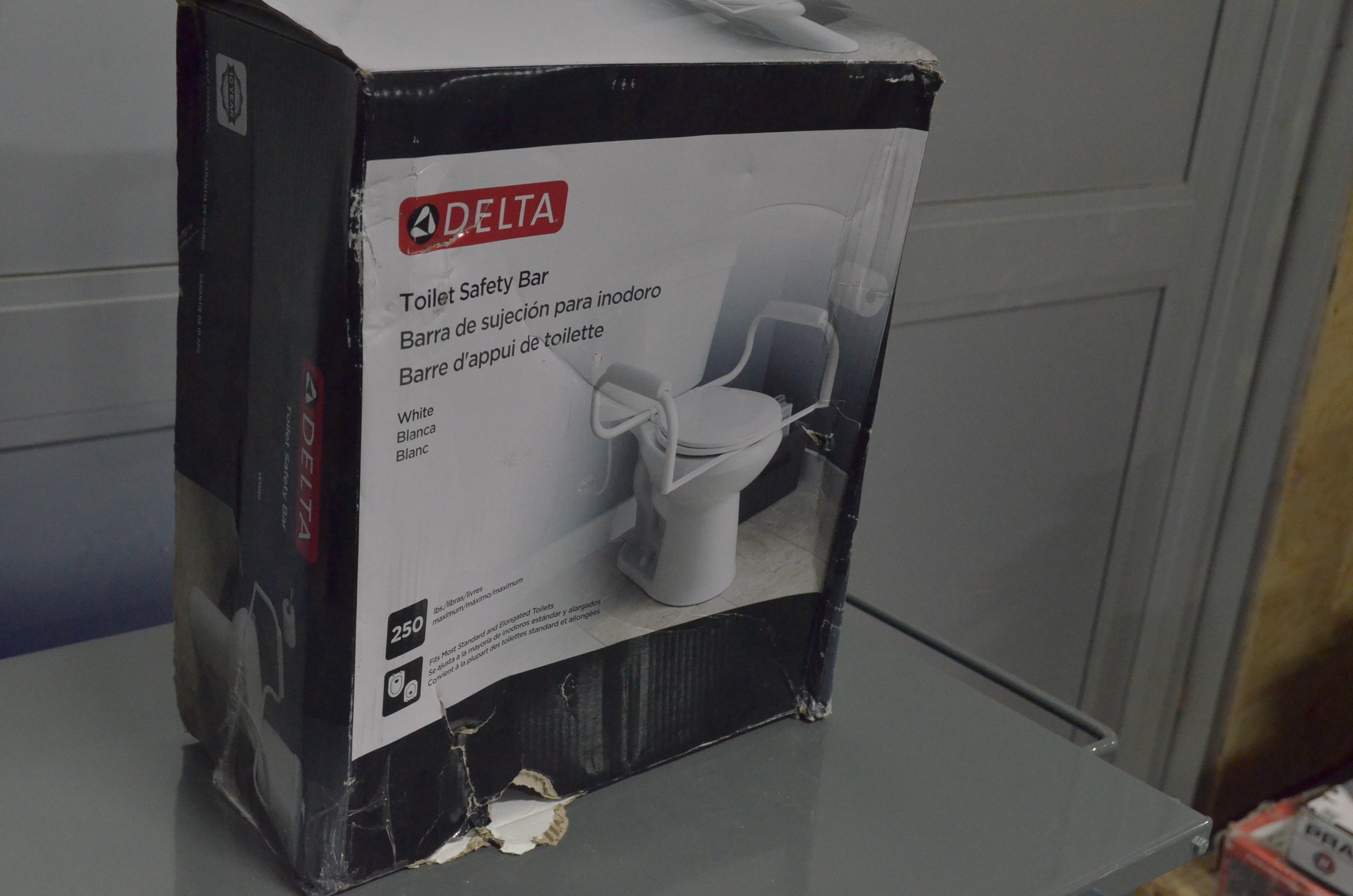 lot 61 image: delta 9.1 in. Toilet Safety Bar