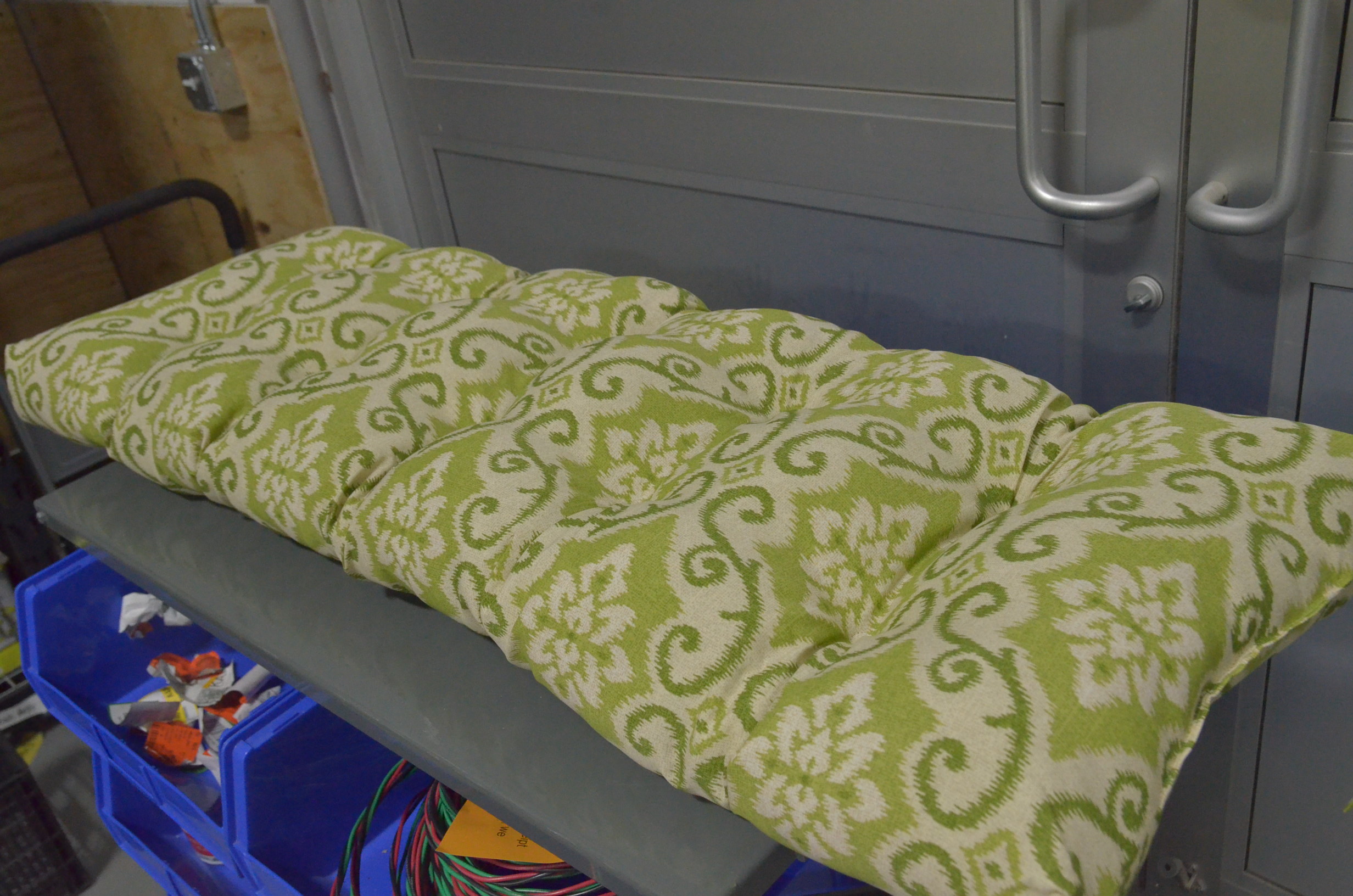 lot 66 image: Greendale home fashions Shoreham Ikat Rectangle Outdoor Bench Cushion