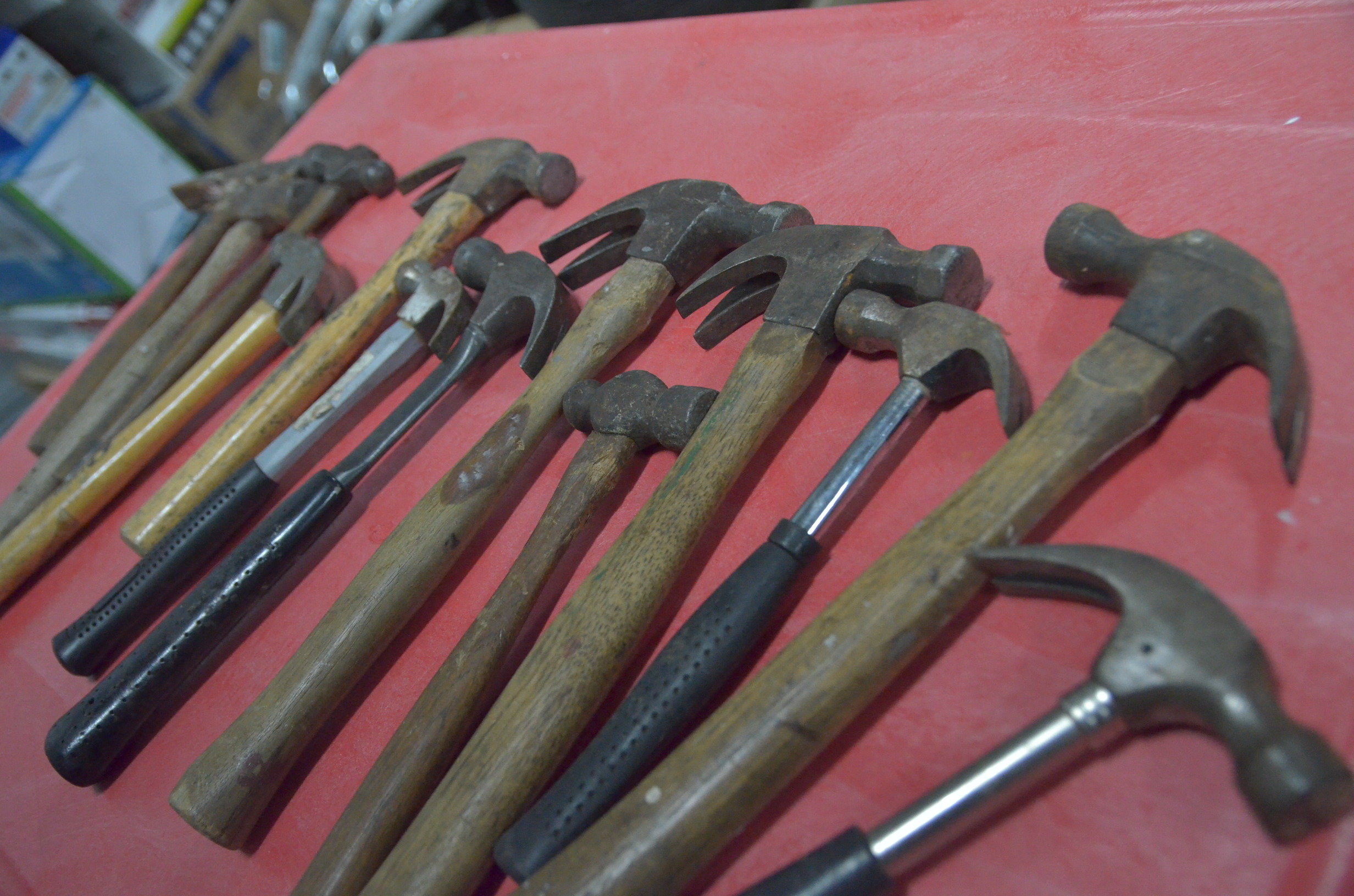 lot 88 image: Lot of 13 Hammers