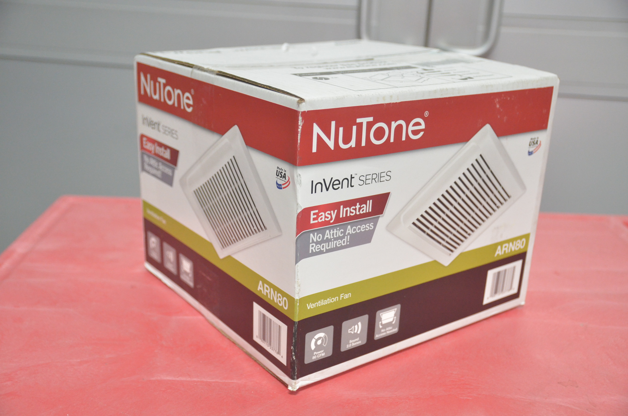 Nutone Invent Series 80 Cfm Wall Ceiling Installation Bathroom