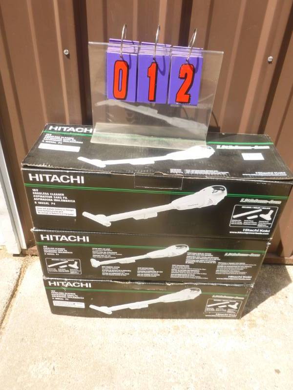 lot 12 image: Hitachi Cordless Lithium Ion Vacuum