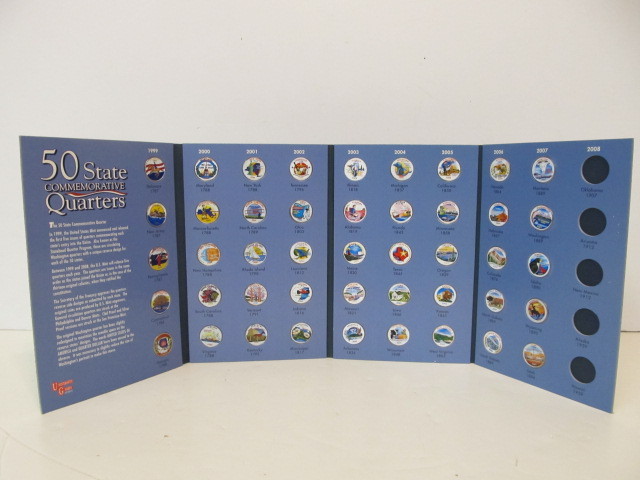 lot 17 image: Album of Painted US Quarters