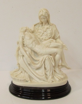 lot 30 image: Vintage Italian Signed Alabaster Figural Statue