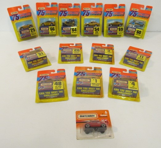 lot 46 image: Lot of NIB MATCHBOX 75 Challenge Cars