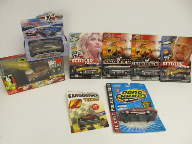 lot 77 image: Lot of NIB ROAD CHAMPS Diecast Cars