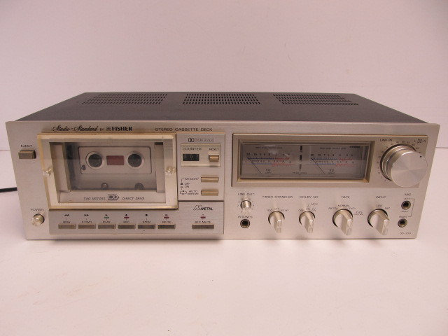 lot 88 image: Vintage FISHER Stereo Cassette Deck  Model DD-300