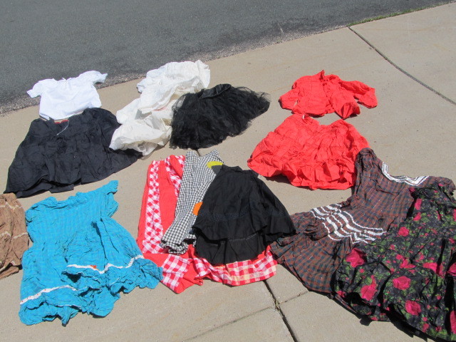lot 115 image: Large Lot of Vintage Square Dancing Skirts & Outfits