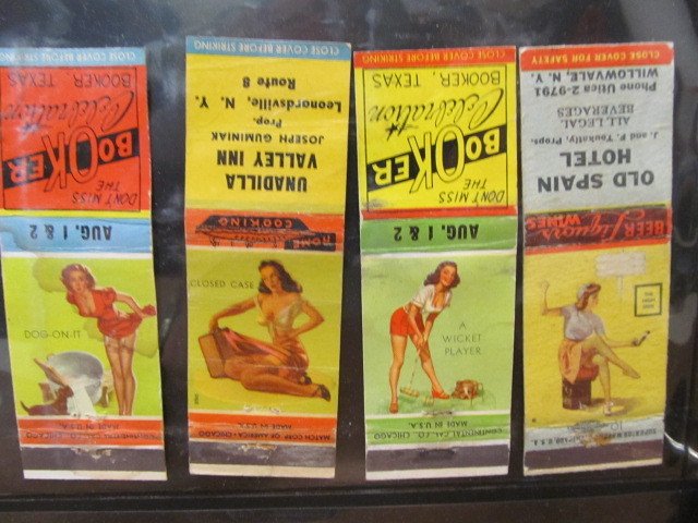 lot 18 image: Album Full of Orig 1940s-50s PINUP Girlie Matchbook Covers
