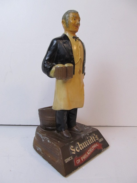 lot 197 image: Vintage SCHMIDTS Cast Metal Advertising Beer Display