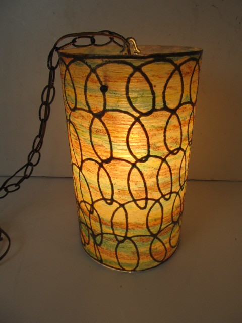 lot 225 image: Mid Century Hanging Pendant Lamp