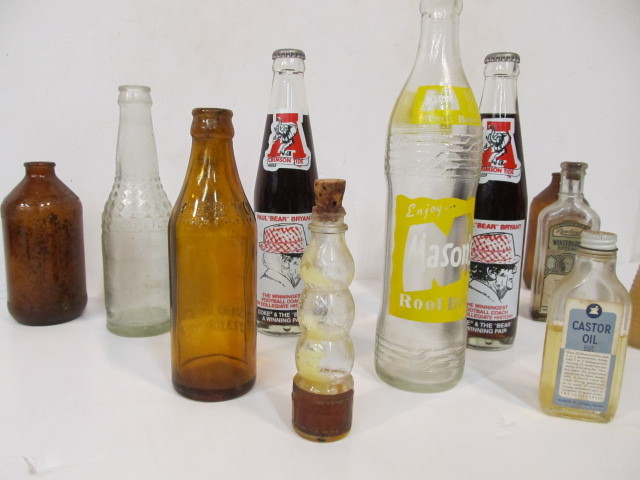 lot 230 image: Group of Vintage Advertising Bottles