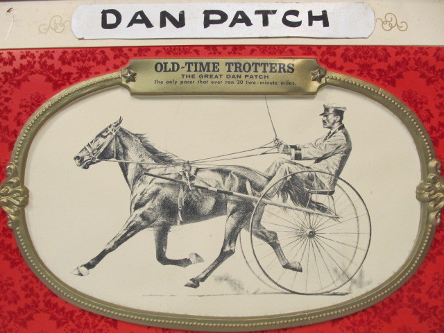 lot 241 image: Vintage PabstDan Patch Embossed Display Sign