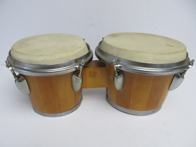 lot 255 image: Set of Vintage Bongo Drums