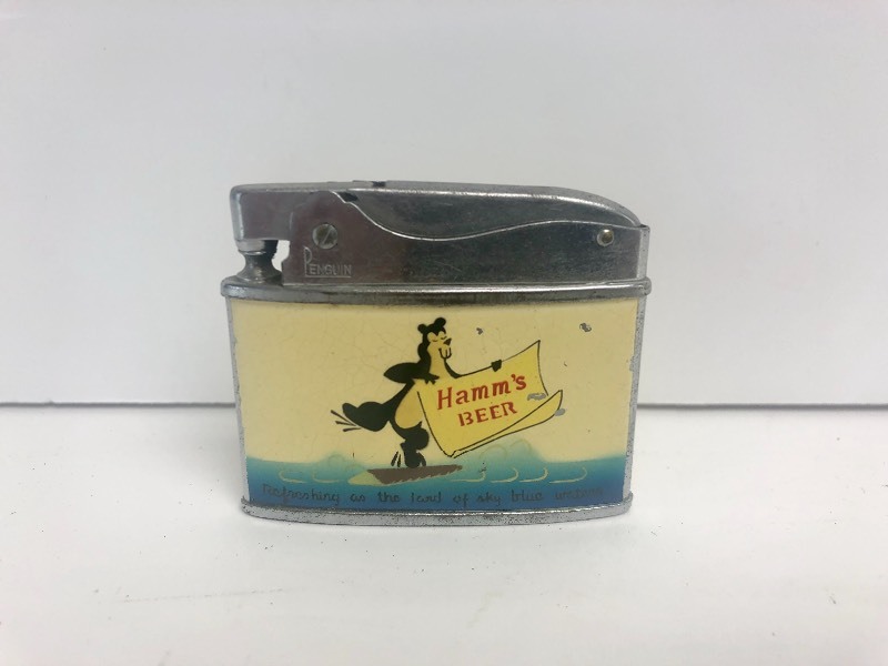 lot 7 image: Vintage HAMMS Beer Advertising Cigarette Lighter