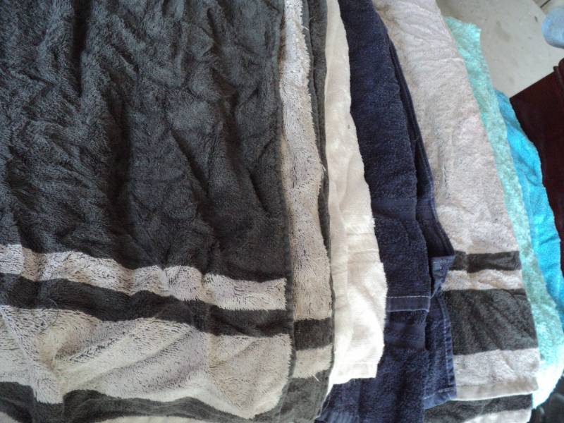 lot 15 image: 12 Towels- in a tote...