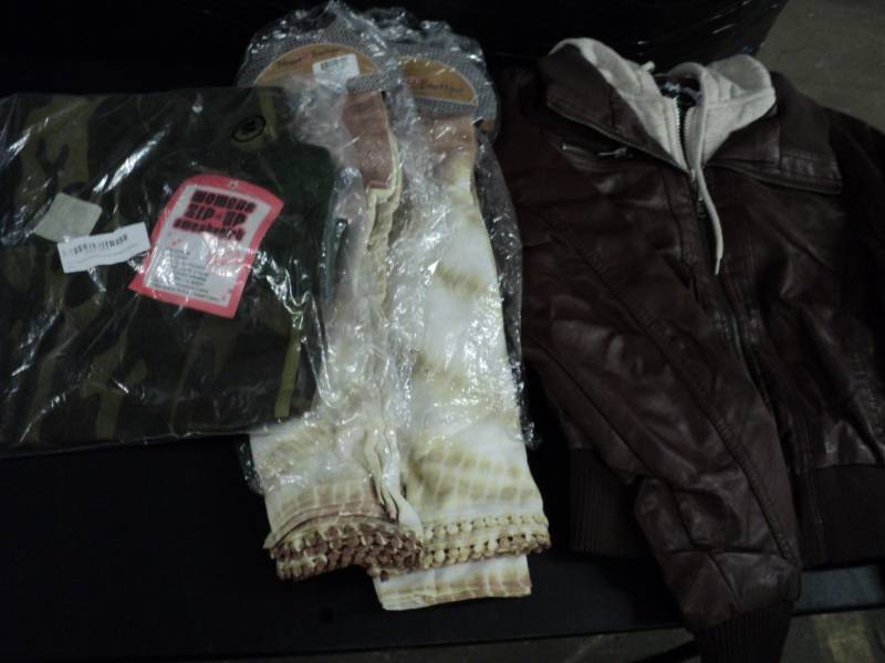 lot 55 image: Womens size  M Jackets and more...