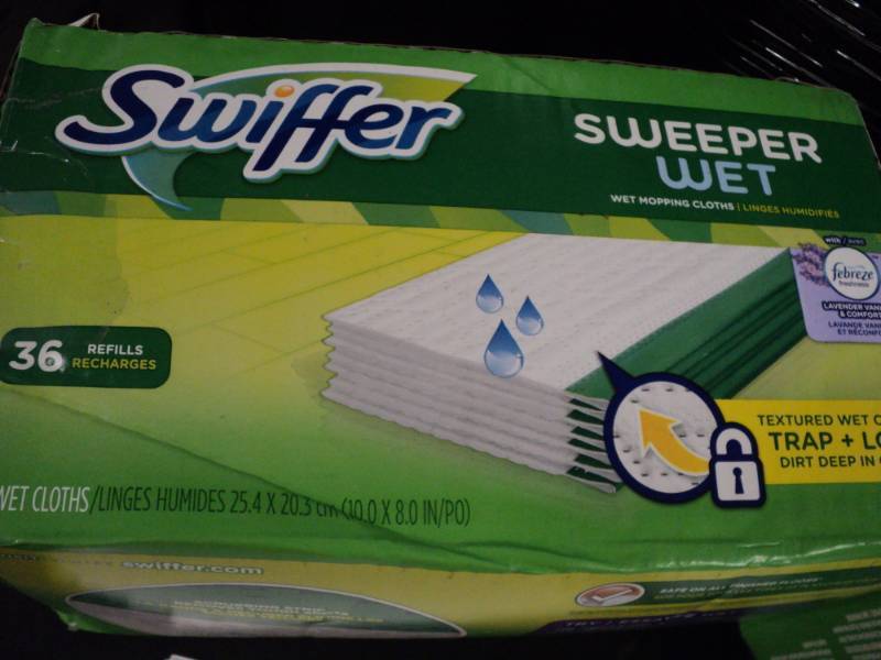 lot 63 image: Case of Swiffer Wet Mopping Cloths...