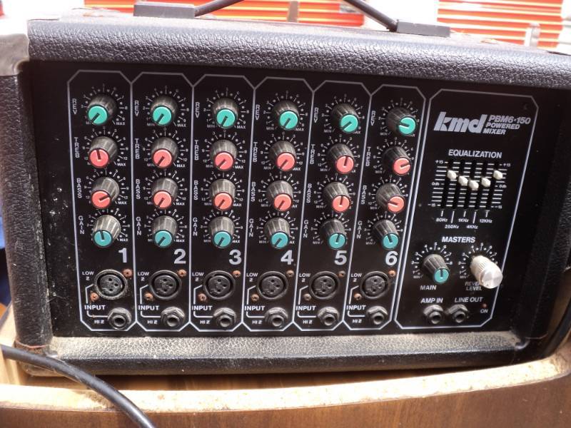 lot 90 image: KMD PBMG- 150 Power Mixer...