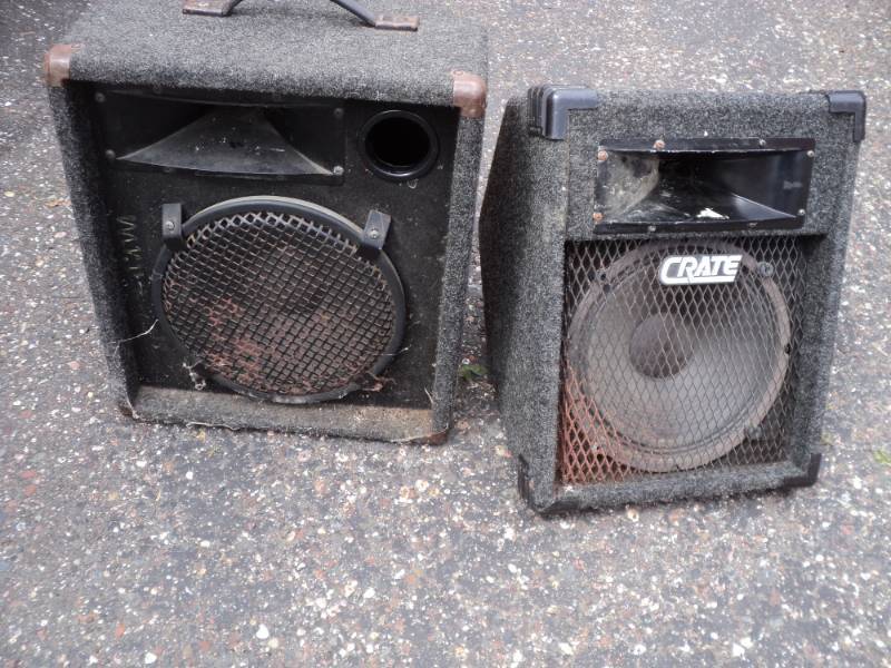 lot 91 image: 2 CRATE Speakers...