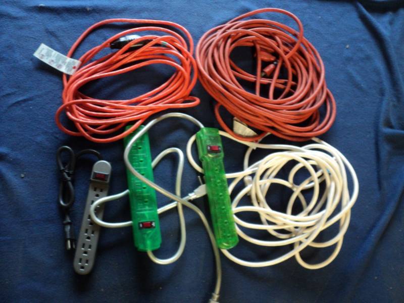 lot 108 image: Extension Cords and more...