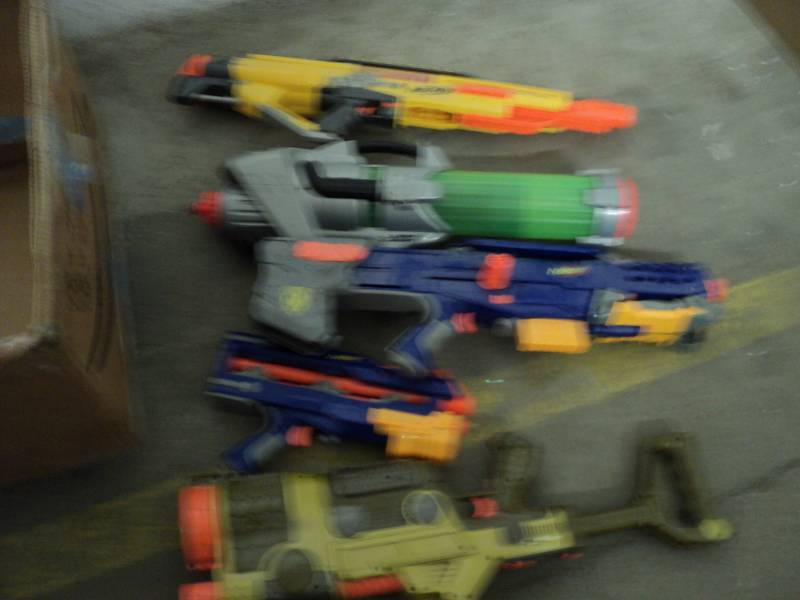 lot 134 image: Nerf Guns...