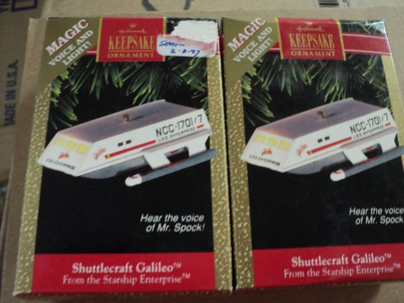 lot 170 image: Star Trek Ornaments