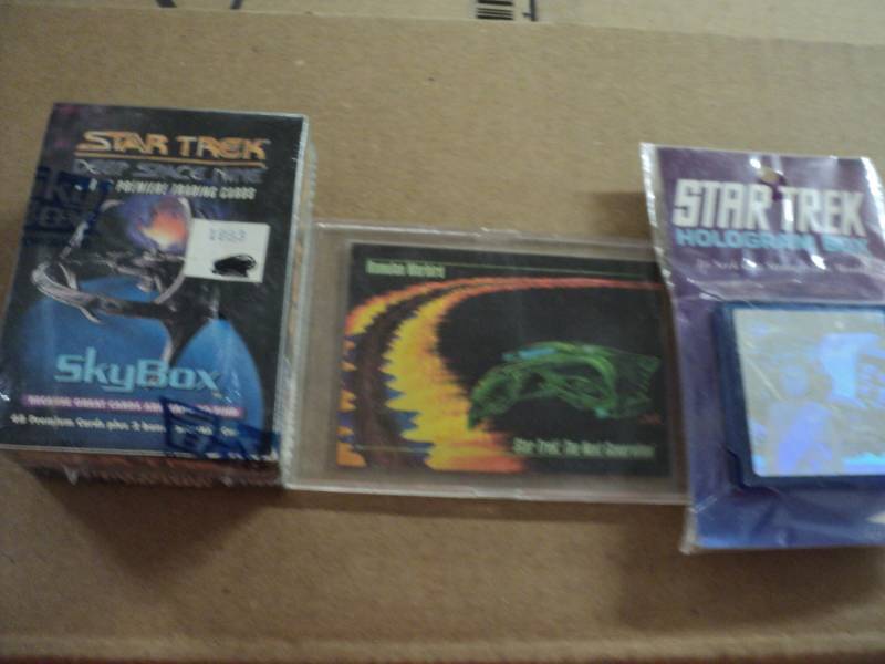lot 172 image: Star Trek Cards and Collectibles...