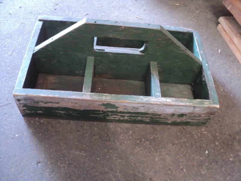 lot 223 image: Wood Box with Compartments 20 x 12...