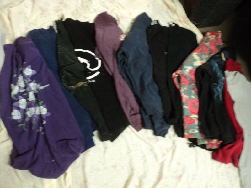 lot 237 image: 12 - XL Womens Sweatshirts, Jacket...