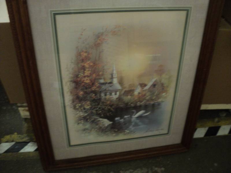 lot 281 image: Swan Picture new 25 x 29...