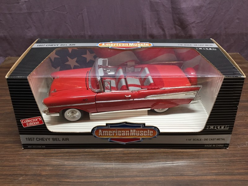 lot 16 image: 1957 Chevy Bel Air Die Cast Metal Car