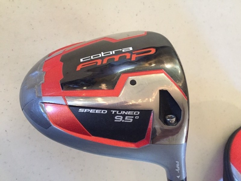 lot 33 image: Cobra Amp 9.5d Speed Tuned Driver with Cover