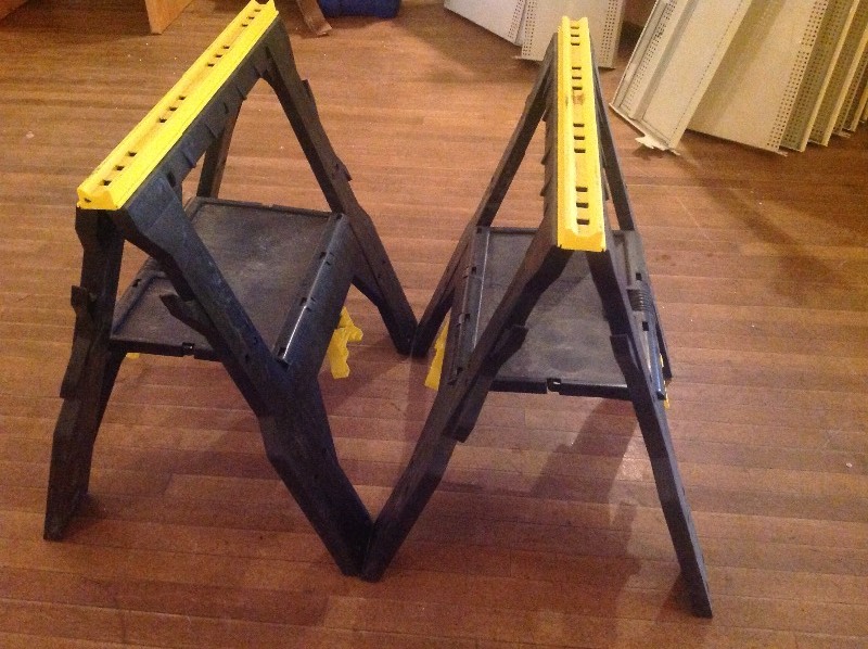 lot 47 image: Sawhorses