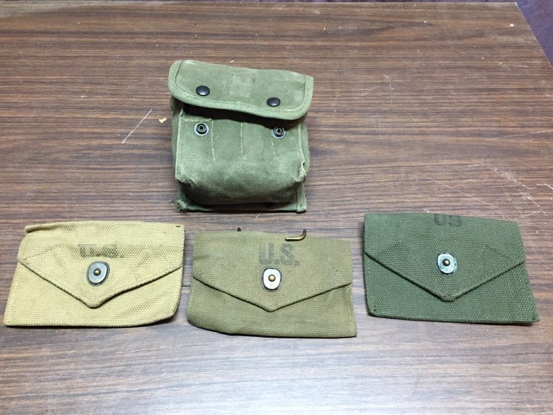 lot 60 image: Military First Aid Kit & 3 First Aid Packets